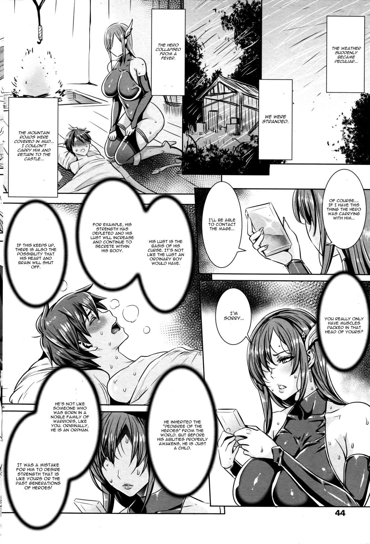 Hentai Manga Comic-Please Cum Lots Lord Hero-Read-35